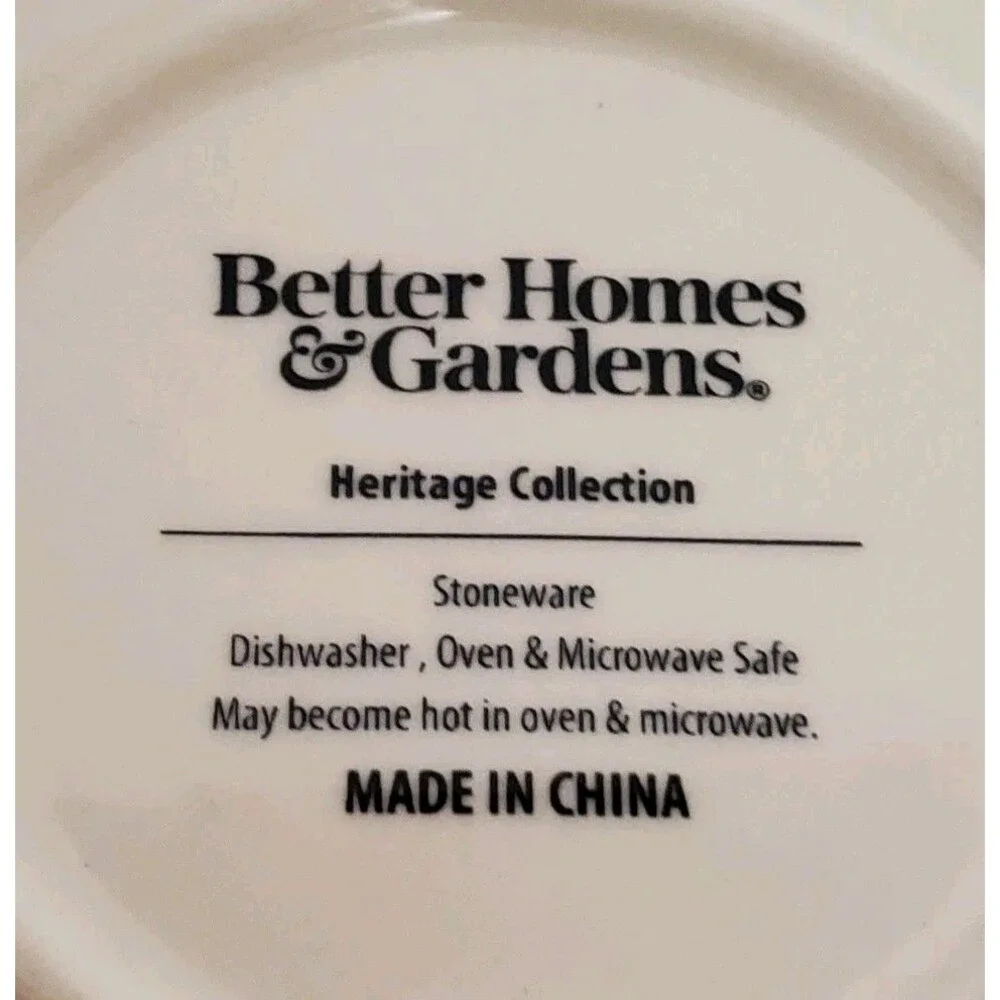 Better Homes Gardens Heritage Tree Winter Forest Deep Dish Pie Plate 10